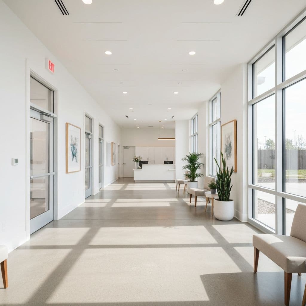 Modern medical clinic